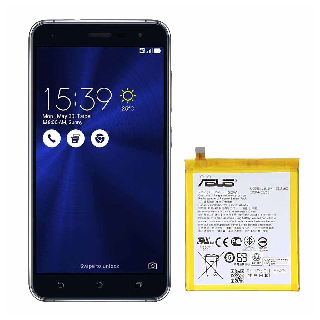 تعویض باتری زنفون 3 ZE520KL - Asus Zenfone 3 ZE520KL