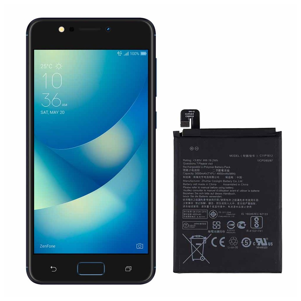 تعویض باتری زنفون 4 مکس پلاس - Asus Zenfone 4 Max Plus