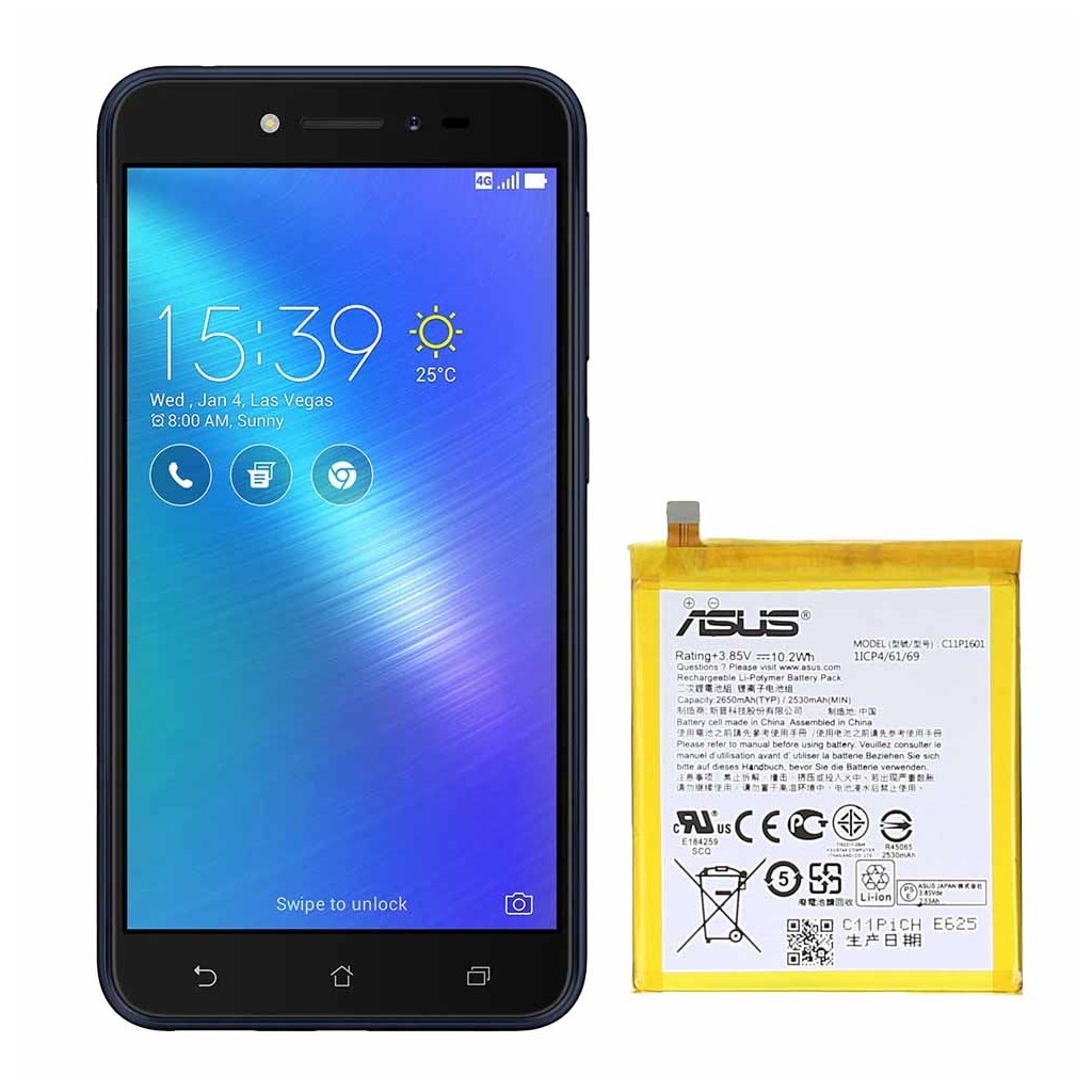تعویض باتری زنفون لایو - Asus Zenfone Live