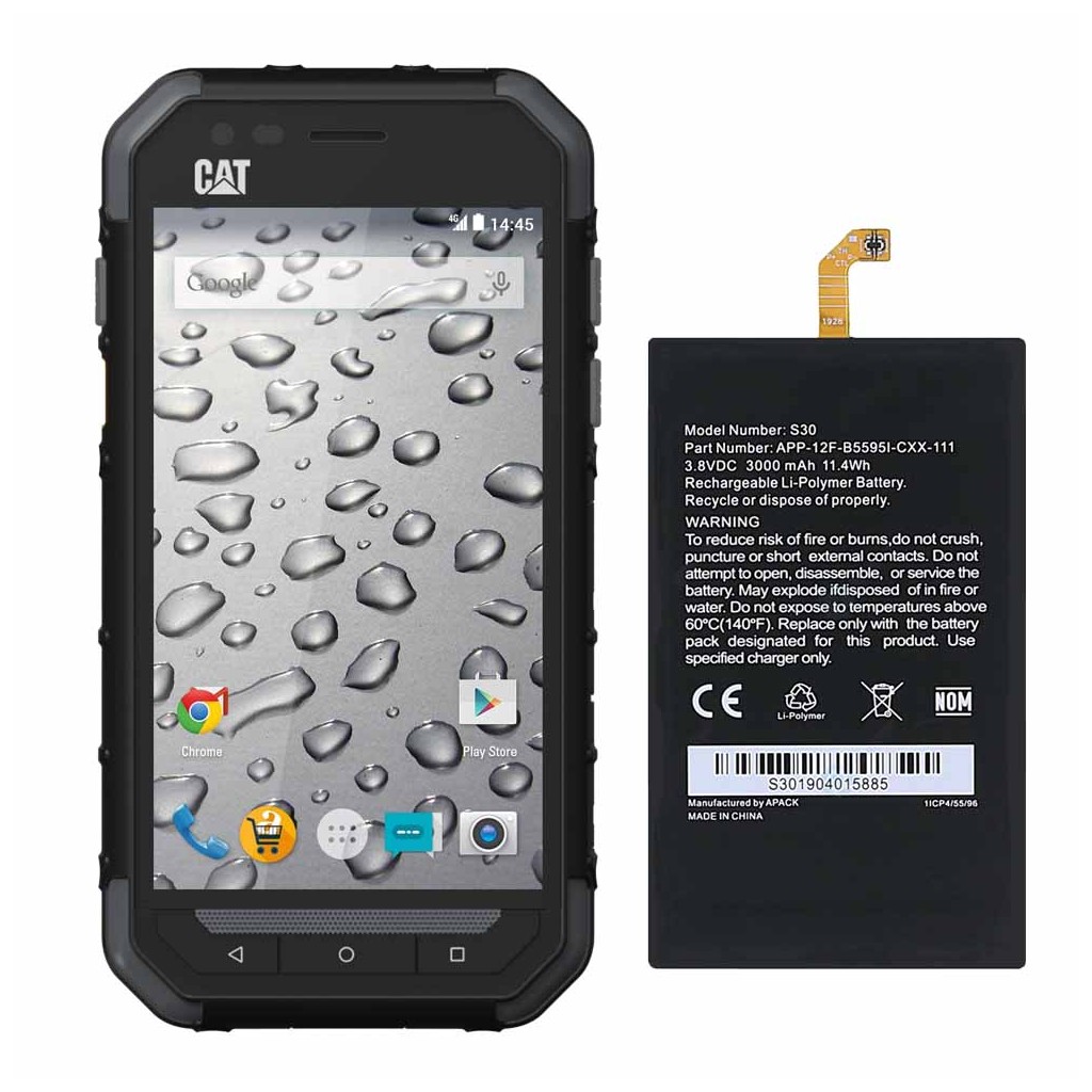 تعویض باتری کت اس ۳۰ - Cat S30