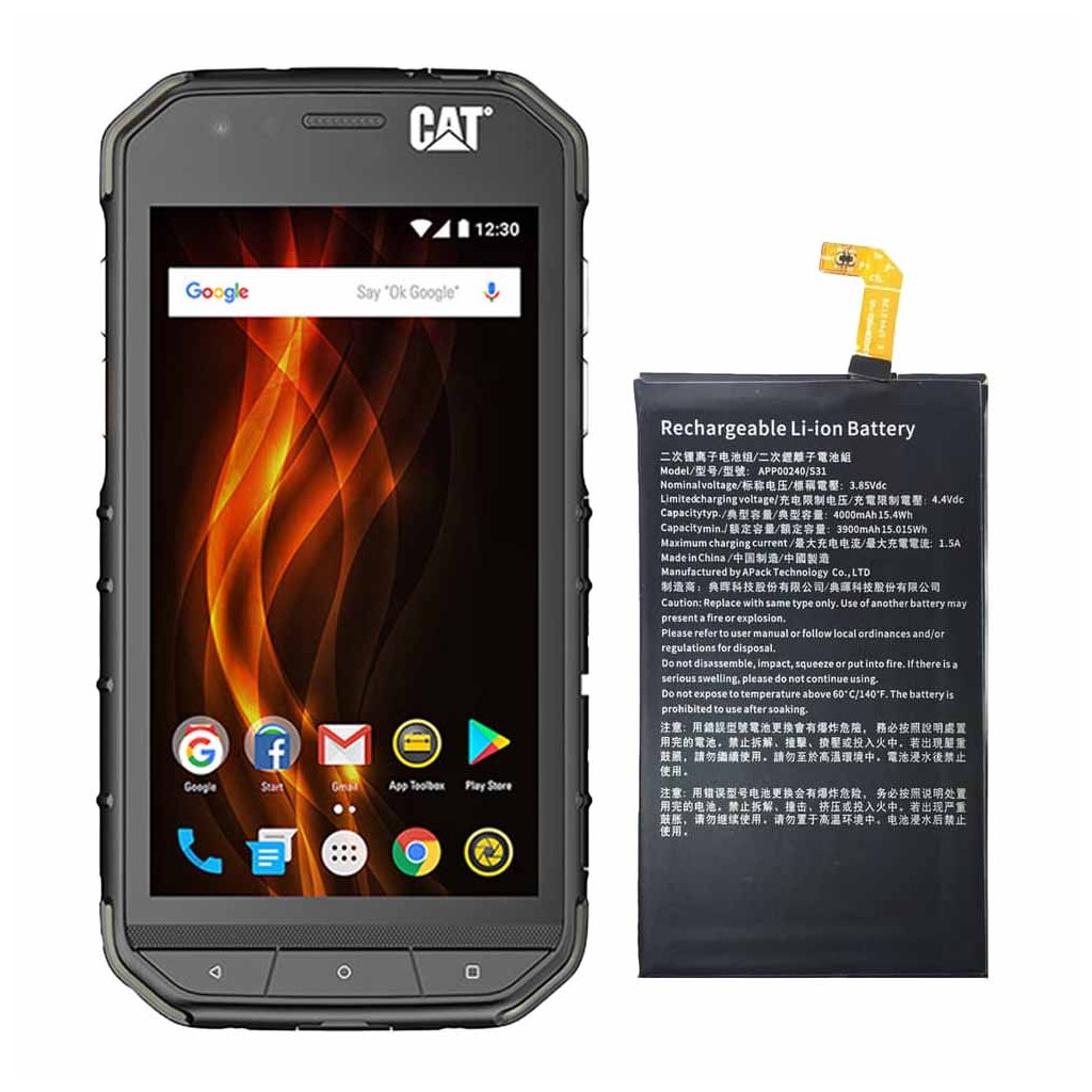 تعویض باتری کت اس ۳۱ - Cat S31