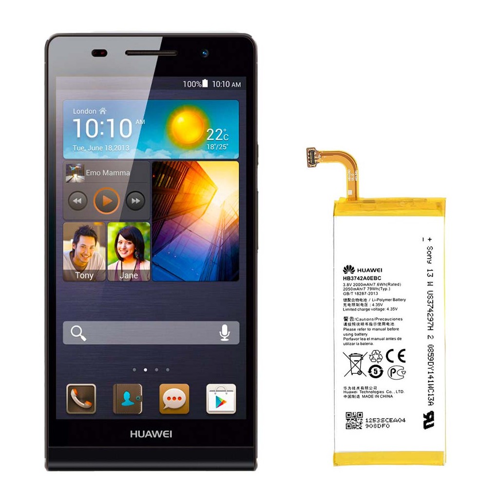 تعویض باتری هواوی اسند پی۶ - Huawei Ascend P6