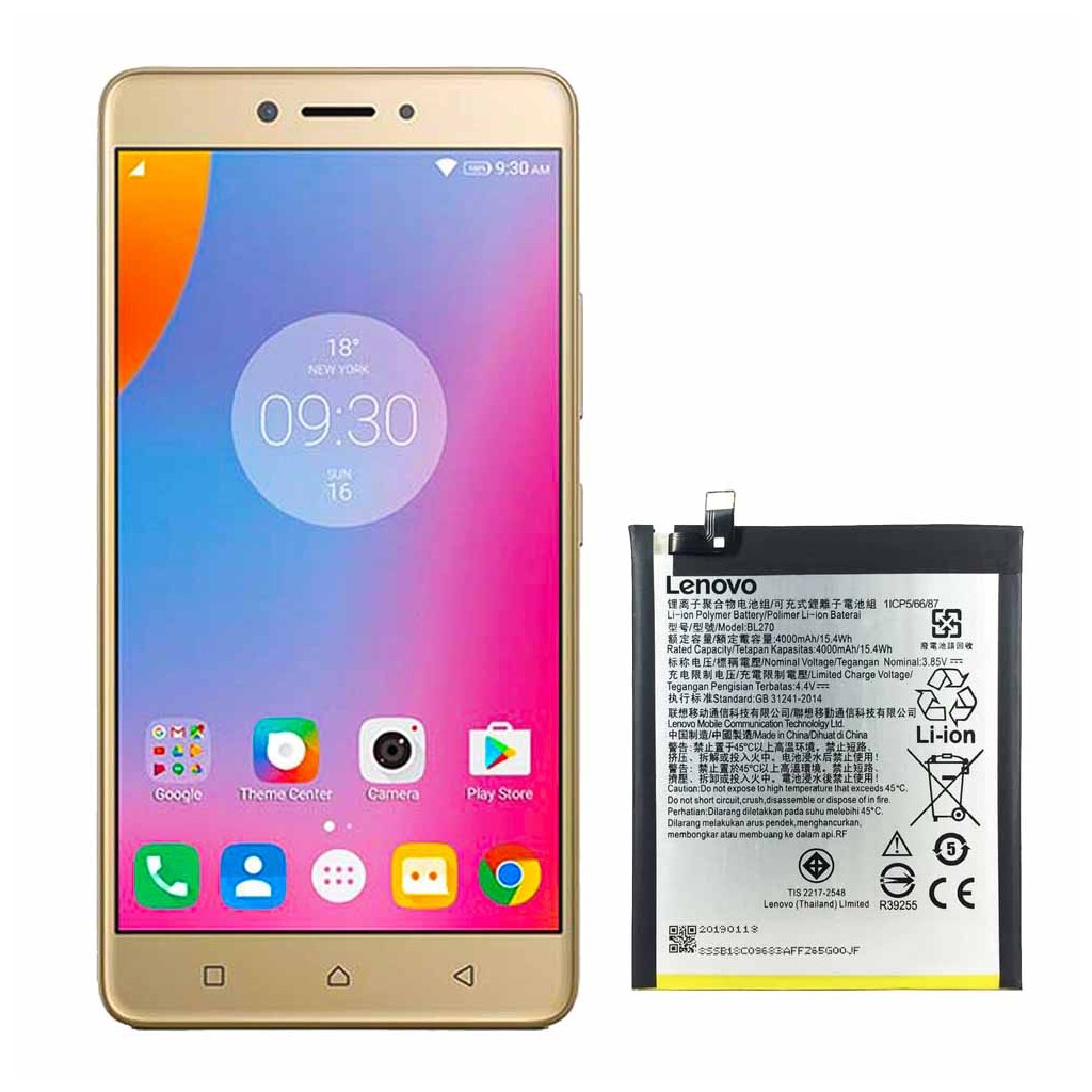 تعویض باتری لنوو کی۶ نوت - Lenovo K6 Note