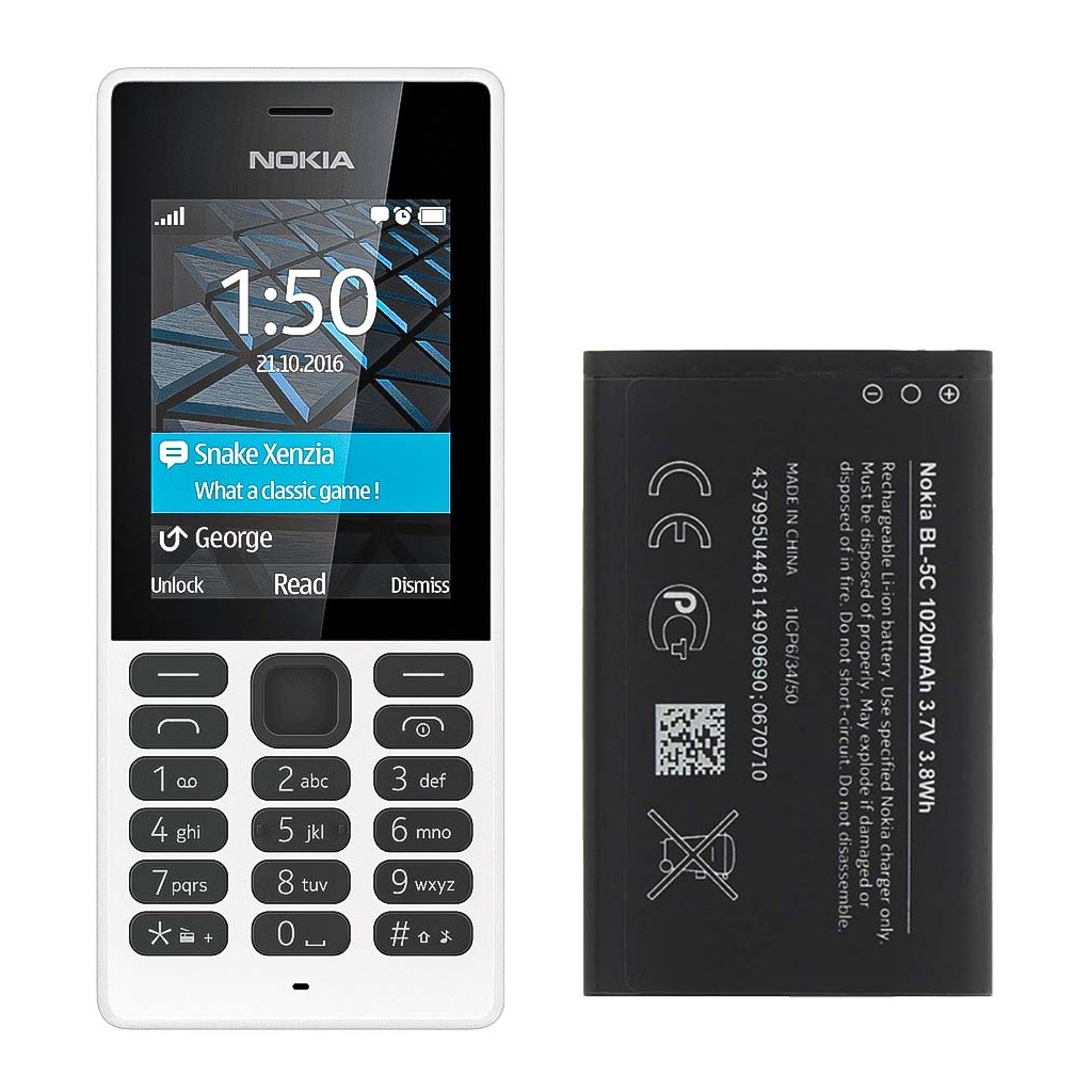 تعویض باتری نوکیا ۱۵۰ مدل ۲۰۱۶ - Nokia 150 2016
