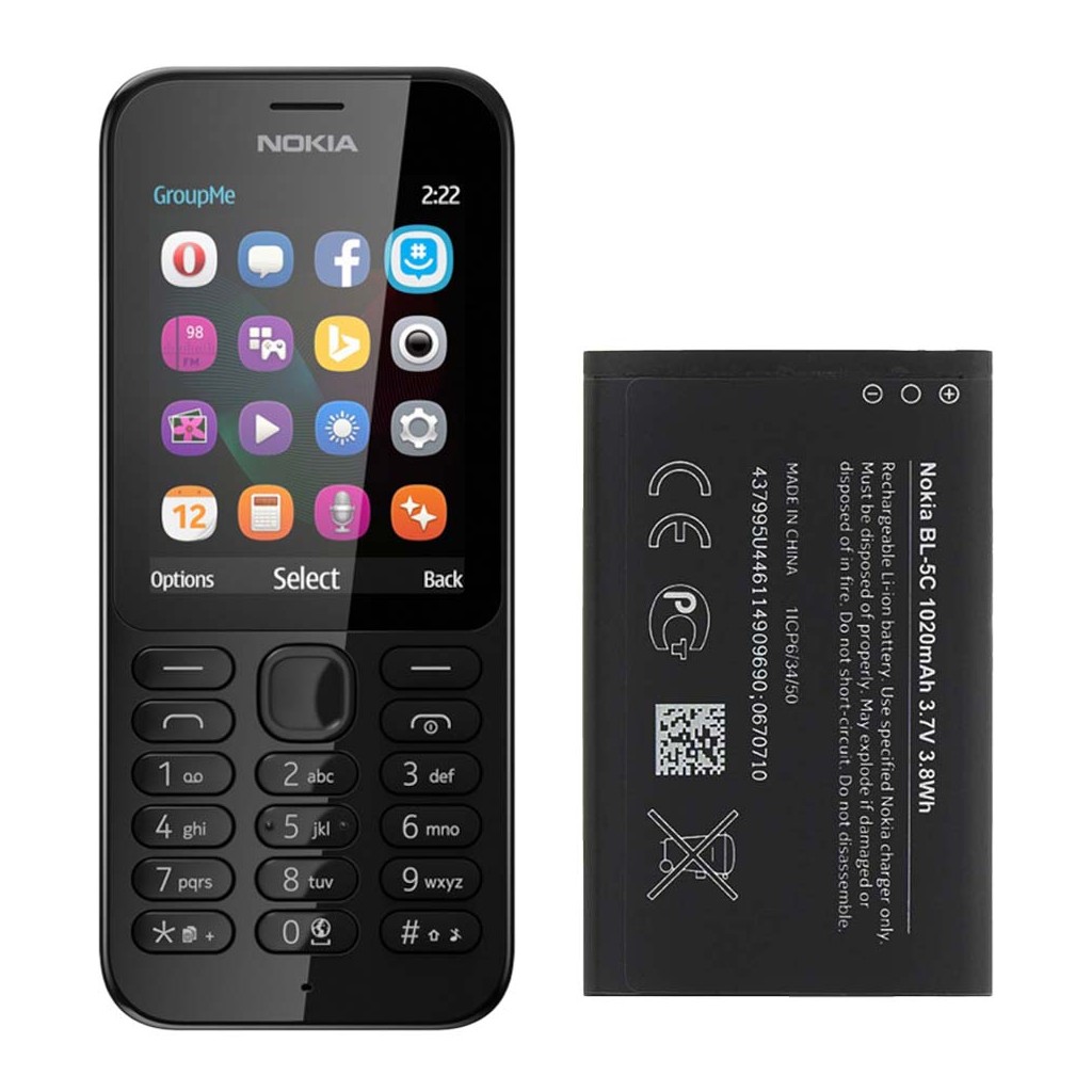 تعویض باتری نوکیا ۲۲۲ - Nokia 222