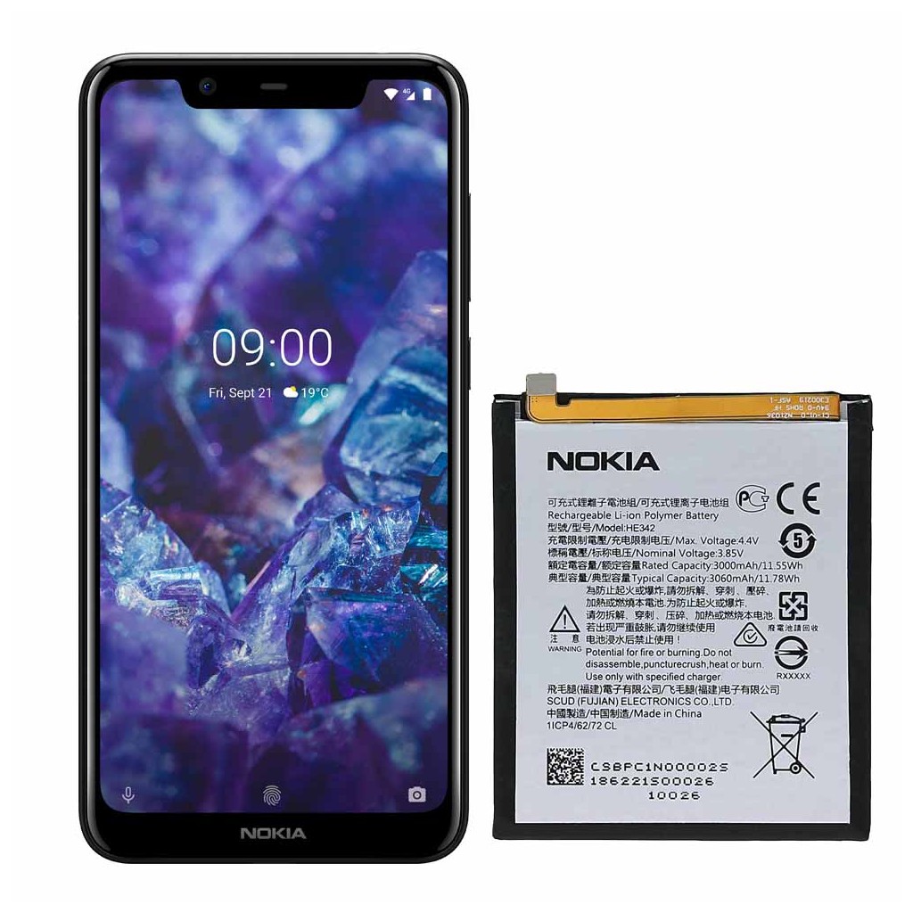 تعویض باتری نوکیا ۵٫۱ پلاس - Nokia 5.1 Plus