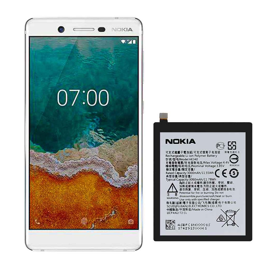 تعویض باتری نوکیا ۷ - Nokia 7