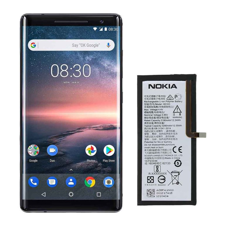باتری نوکیا ۸ سیروکو - Nokia 8 Sirocco