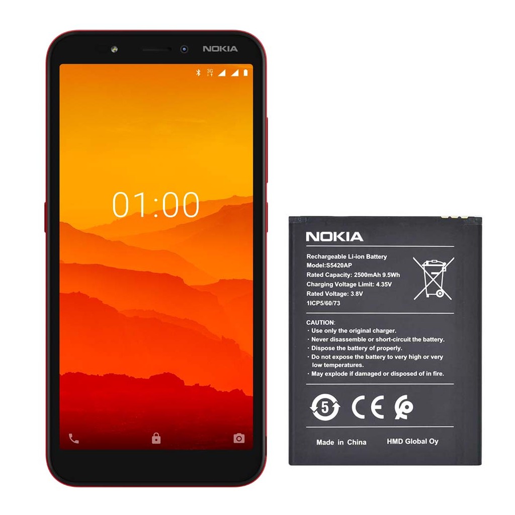 تعویض باتری نوکیا سی‌۱ - Nokia C1