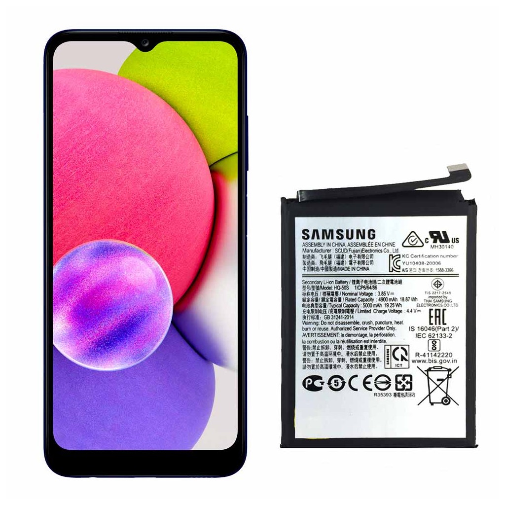 تعویض باتری گلکسی آ ۰۳ اس - Samsung Galaxy A03s