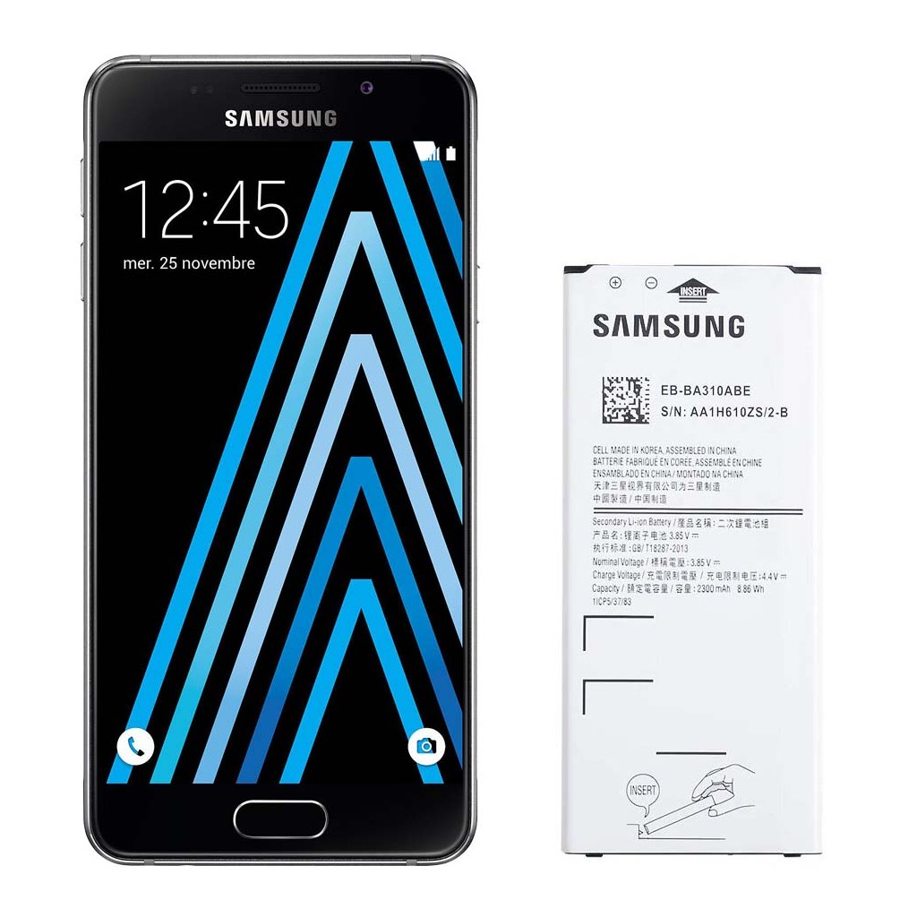 تعویض باتری گلکسی آ ۳ مدل ۲۰۱۶ - Samsung Galaxy A3 2016