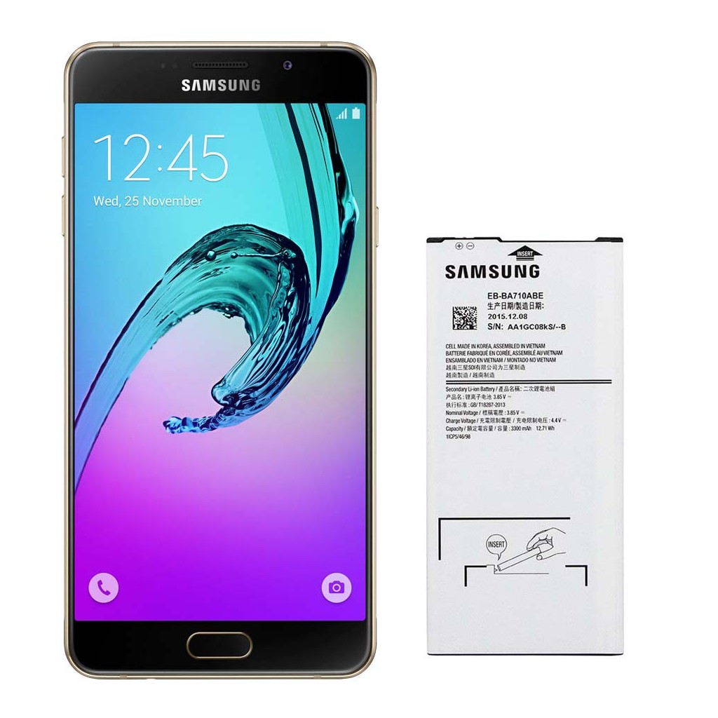 تعویض باتری گلکسی آ ۷ مدل ۲۰۱۶ - Samsung Galaxy A7 2016