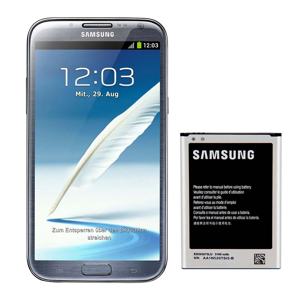 تعویض باتری گلکسی نوت ۲ - Samsung Galaxy Note 2