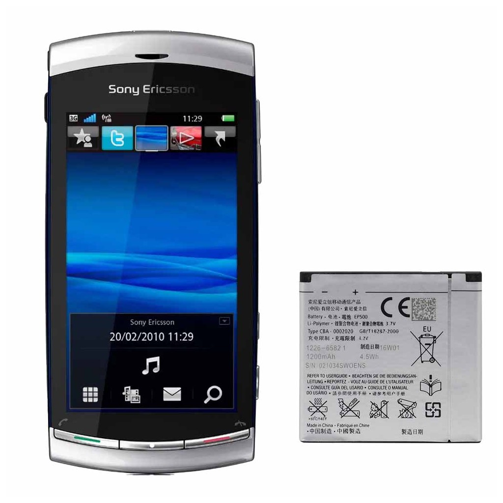 تعویض باتری سونی اریکسون ویزاز - Sony Ericsson Vivaz
