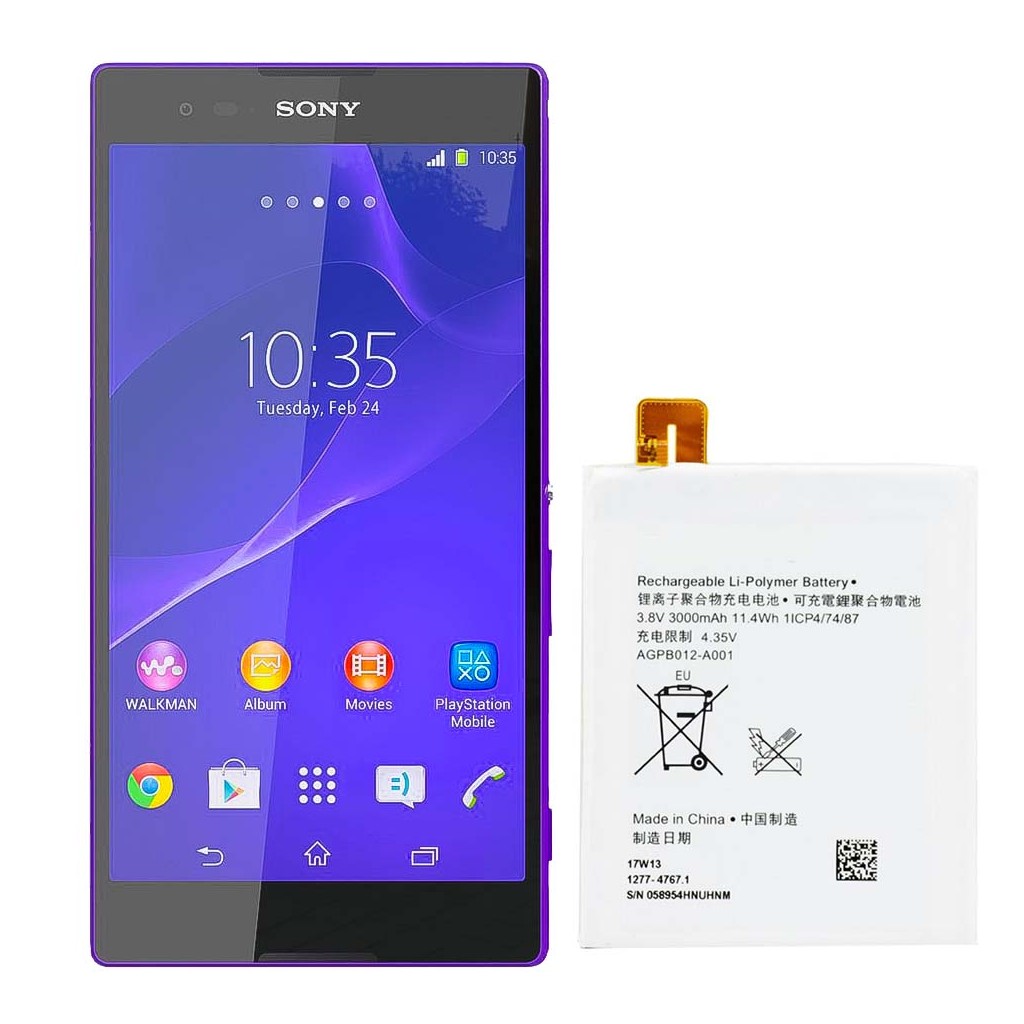 تعویض باتری سونی اکسپریا تی ۲ اولترا - Sony Xperia T2 Ultra