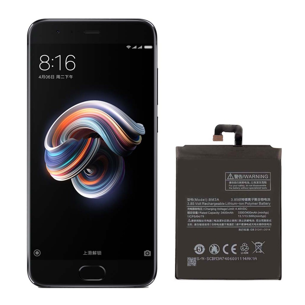 تعویض باتری شیائومی می نوت ۳ - Xiaomi Mi Note 3