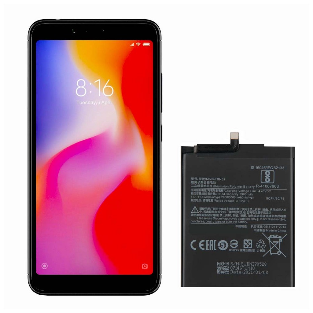 تعویض باتری شیائومی ردمی 6 - Xiaomi Redmi 6
