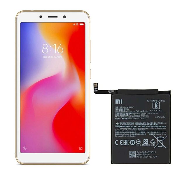 باتری شیائومی ردمی 6 ای - Xiaomi Redmi 6A