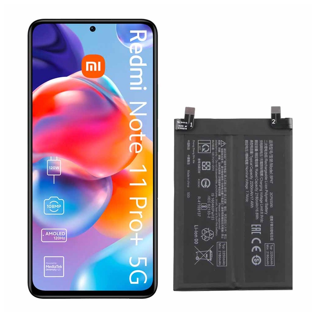 تعویض باتری شیائومی ردمی نوت 11 پرو پلاس - Xiaomi Redmi Note 11 Pro Plus
