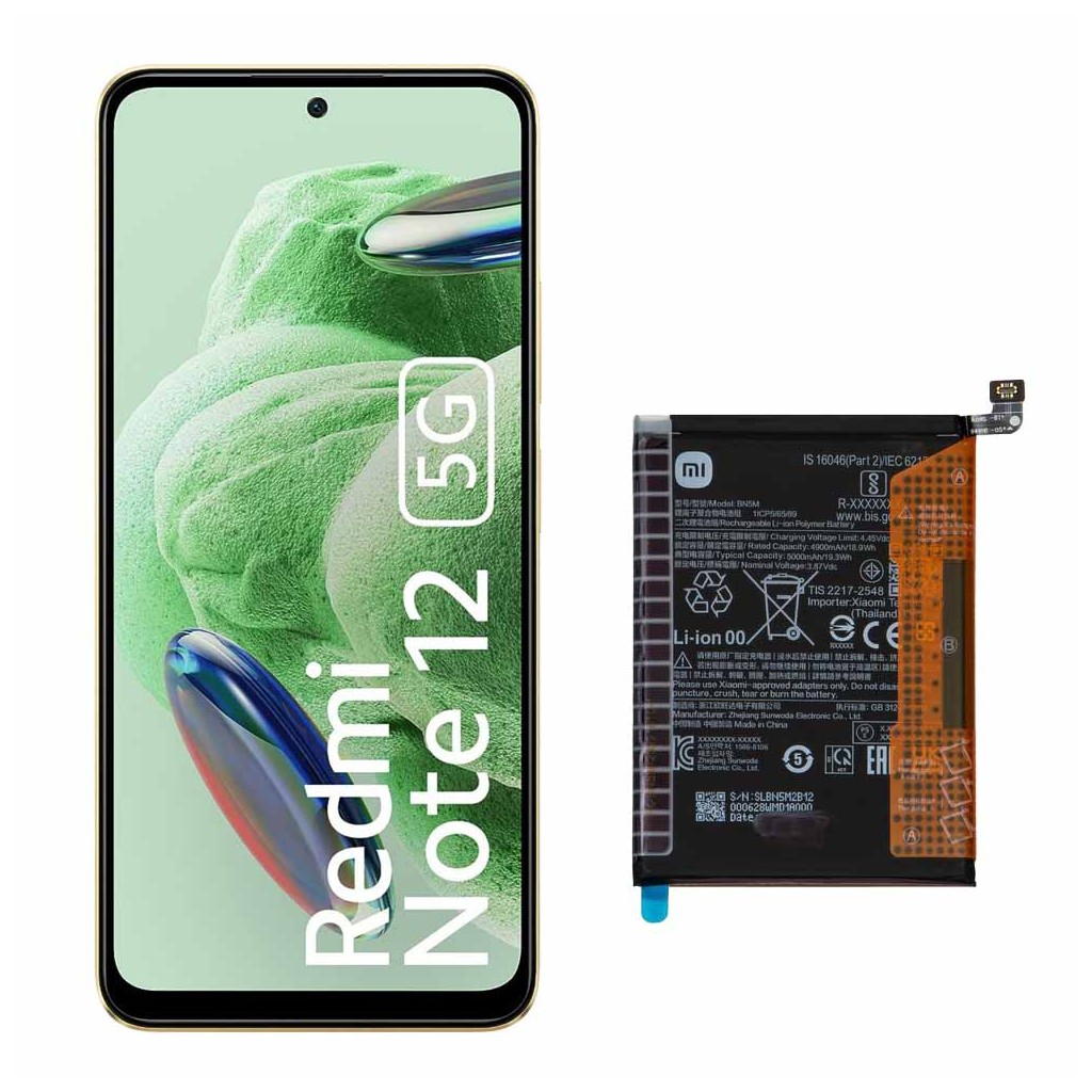 تعویض باتری شیائومی ردمی نوت 12 5 جی - Xiaomi Redmi Note 12 5G